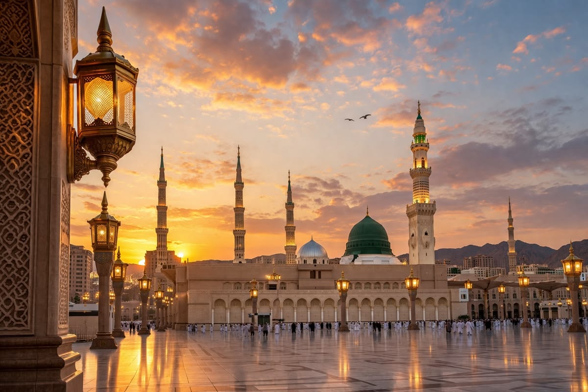 المسجد النبوي في المدينة المنورة